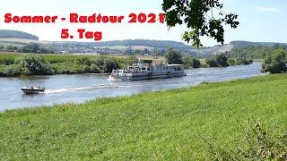 Sommer - Radtour 2021 # Tag 5  -  Weserradweg