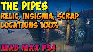 Mad Max - The Pipes History Relic, Insignia, and Scrap Locations - Gameplay