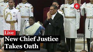 CJI Oath Ceremony LIVE from Rashtrapati Bhavan: Justice Sanjiv Khanna Becomes Chief Justice of India