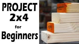 Building Amazing Projects With Only 2x4s For BEGINNERS! (3 projects)