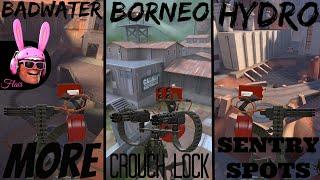 TF2 - [FIXED] More crouch lock sentry spots [exploit] [Borneo, Hydro, Badwater]