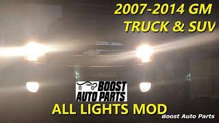 Fog Lights on with High Beams (All Lights Mod) 2007-2014 Silverado Sierra Tahoe Yukon NNBS