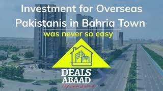 spectacular investment deals for overseas Pakistanis in Bahria Town Karachi @dealsabaad