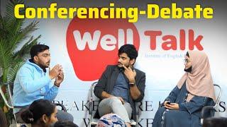 Conferencing-Debate on Homework | Stage-Talks | Discussion | Debate | Spoken English | WellTalk