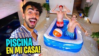 PUSE UNA PISCINA EN MI CASA PARA MIS VECINOS!