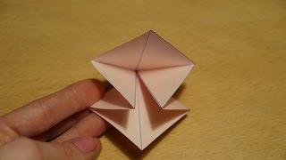 Базовая форма оригами Двойной квадрат / /  The basic form of origami Double square