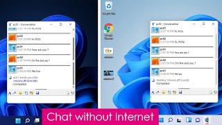 Chat on LAN for FREE without Internet !