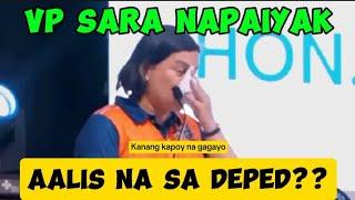 VP SARA Hindi napigilan umiyak sa kanyang SPEECH, DEPED MINDANAO EVENT.