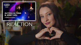 alyona alyona & Jerry Heil — «Teresa & Maria» | Нацвідбір 2024 | Eurovision 2024 Ukraine | REACTION