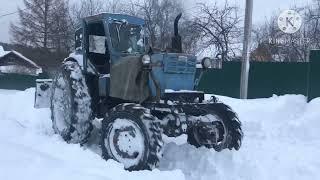 Борьба со снегом! Т-40 снова в деле