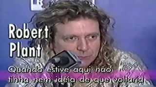 Robert Plant & Jimmy Page   Interveiw MTV Brazil    Jan  1996