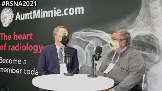 What were the hot trends in artificial intelligence (AI) at the RSNA 2021 show?