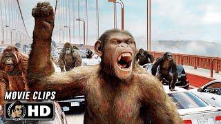 RISE OF THE PLANET OF THE APES CLIP COMPILATION (2011) Andy Serkis