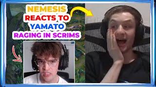 Nemesis Reacts to YAMATO FLAMING in SCRIMS 