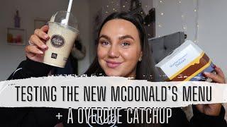 TESTING THE NEW MCDONALD’S MENU + A OVERDUE CATCHUP | CAITLIN SINNETT