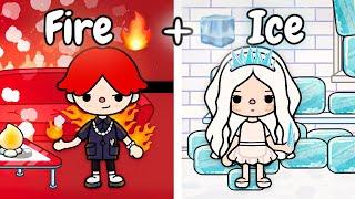 Fire + Ice = Love Story 🫢 | Toca Life Story | Toca Boca