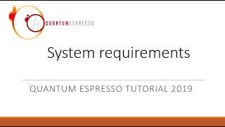 Quantum Espresso Tutorial 2019: 3. Windows or Linux? Will my computer work?