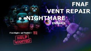 FNAF VR Help Wanted (HORROR GAME) Walkthrough Vent Repair Ennard Nightmare Mode No Commentary