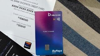 RBL Bank Shoprite RuPay Credit Card Unboxing & Review | RBL Shoprite Credit Card Full Detail Review