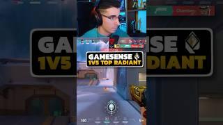 Gamesense de 1 Top Radiant ( 1v5  Clutch )  valorant live streamer gameplay highlights daily clips