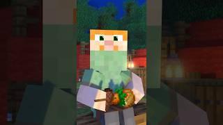 What happens if you eat mushrooms in Minecraft #shorts #Minecraft