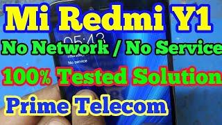 Mi Redmi Y1 Network Problem | No Service & No Network | 100% Tested Solution | Prime Telecom |