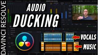 Audio Ducking in DaVinci Resolve 16 | Automatically Lower Music Volume when Talking