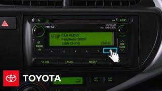 2012 Prius c How-To: Pairing a BT Audio Player or Phone | Toyota