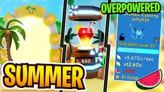 NEW OVERPOWERED SUMMER EVENT  EASY OP PETS!!! | ROBLOX CLICKER SIMULATOR UPDATE