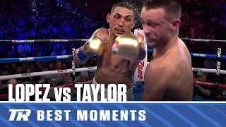 Teofimo Lopez Dominates Josh Taylor | BEST MOMENTS