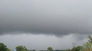 Welcoming Rain With Thick Heavy Black Clouds #monsoon2024 #thunderstorm