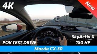 Mazda CX-30 2020 - POV Probefahrt in 4K | SkyActiv X 180 HP (Beschleunigung 0 - 100 km/h)