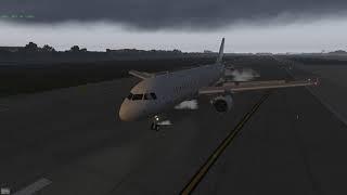 Flight Factor A320U Testing - Visual landing at Miami intl