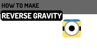 How to Make Reverse Gravity in Scratch