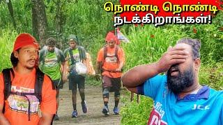 நடக்க முடியாத நிலை! Tamil Bros All Srilanka Walking Challange | Tamil Vlogs | Alasteen Rock