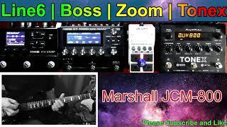 Line6 HX Stomp | Boss GT-1000 Core | Zoom MS-50G+ (Plus) | Tonex AmpliTube | Marshall Tone | Part 3