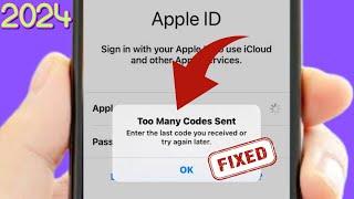 How to fix too many codes sent enter the last code you received or try again later | 2024 |