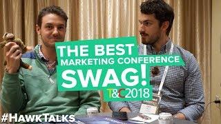 Best Marketing Conference Swag: Traffic & Conversions Summit 2018 // Hawk Talks Ep. 4