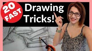 20 FAST Tricks to Transform your Drawing Skills!