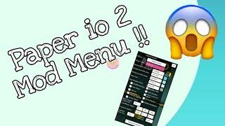 Paper io 2 Mod Menu ! How To Pop Up The Mod Menu in Paper io 2