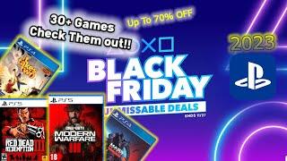 30+ GAMES ON SALE BLACK FRIDAY 2023 PS STORE Deals + More Great PS4/PS5 Deals!