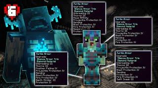 I Built Minecraft’s ILLEGAL GOD ARMOR …. Again In Ultra Hardcore Minecraft