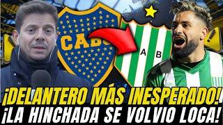 CONFIRMÓ ESTA TARDE! DELANTERO INIMAGINABLE! ¡SACUDIÓ EL MUNDO BOCA! NOTICIAS DE BOCA JUNIORS HOY