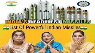 India's Deadliest Missile - List Of Powerful Indian Missiles Future Indian Missiles (Hindi) Reaction