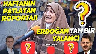 ŞİRİNEVLER | Anketin Ortasında Kavga Çıktı! "ERDOĞAN TAM BİR YALANCI" dedi.!!