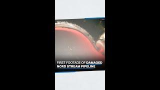 The first images of the exploded Nord Stream 1 pipeline