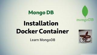 [ MongoDB 2 ] Install MongoDB in Linux | Running MongoDB in Docker Container