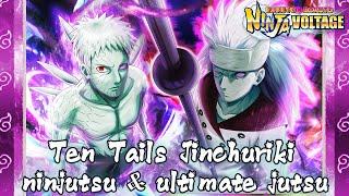 Ten Tails Jinchuriki | Ninjutsu & Ultimate Jutsu | NxB: Ninja Voltage