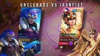 UNCLEBADS VS IRONFIST MLBB INTENSE BATTLE