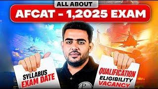 AFCAT 1 2025 Exam: All You Need to Know | Date, Eligibility, Age, Syllabus & Qualification